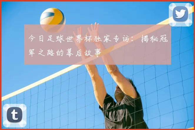 今日足球世界杯独家专访：揭秘冠军之路的幕后故事